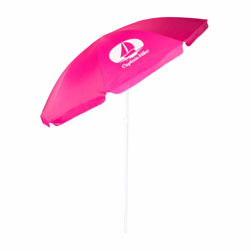 parasol plażowy łamany, parasol plażowy składany, parasol z filtrem UV,  parasol plażowy duży 160cm, parasole, plażowe, parasol ogrodowy plażowy, parasol na plażę, składany parasol, zielony, kolor różowy