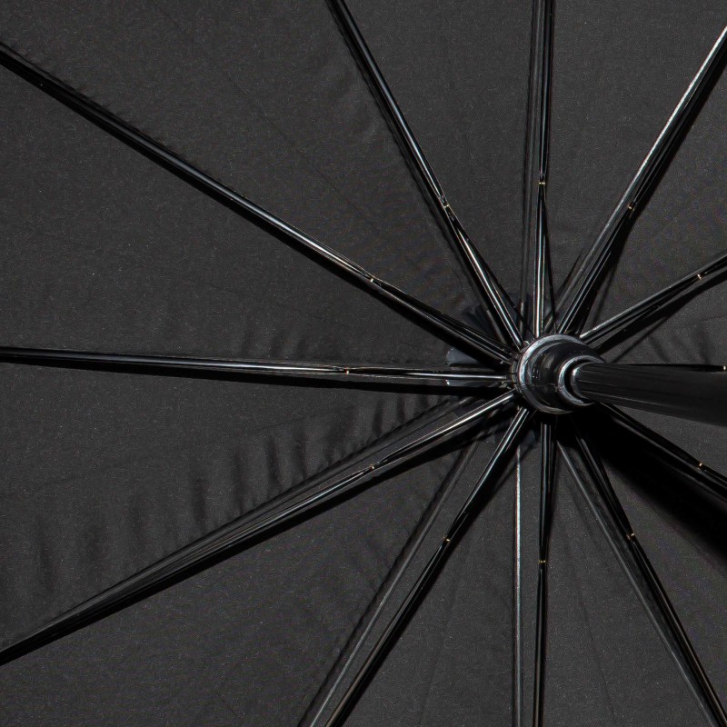 parasol automatyczny duży, wzmacniany, czarny, parasol przecwideszczowy, parasole przeciwdeszczowe, duży 125cm, parasol rozkładany