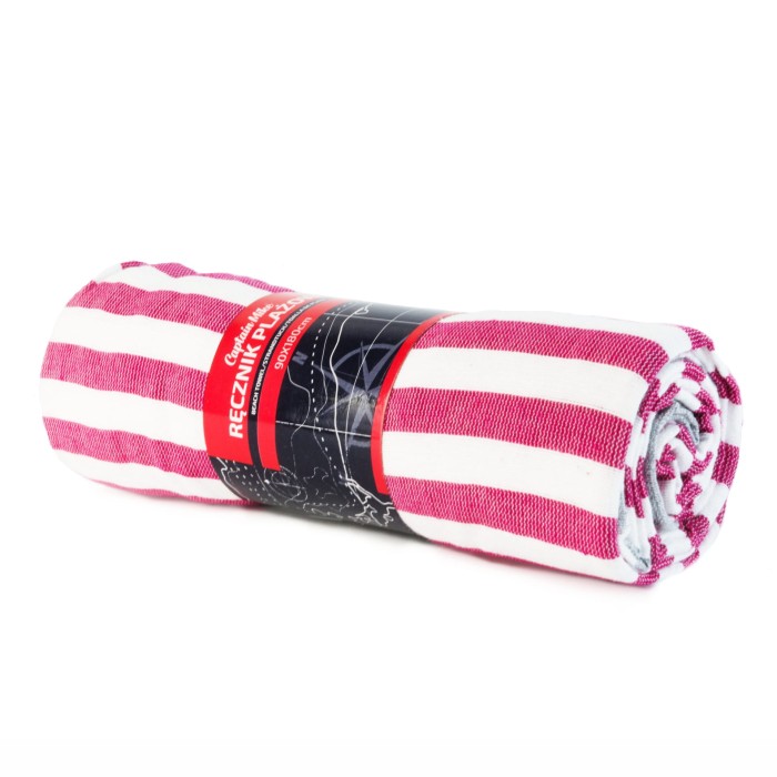 Ręcznik plażowy, do sauny fouta bawełna 90x180 Captain Mike