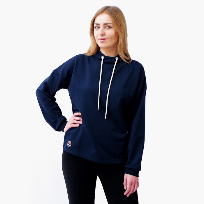 Bluza damska z kapturem granatowa Captain Mike®