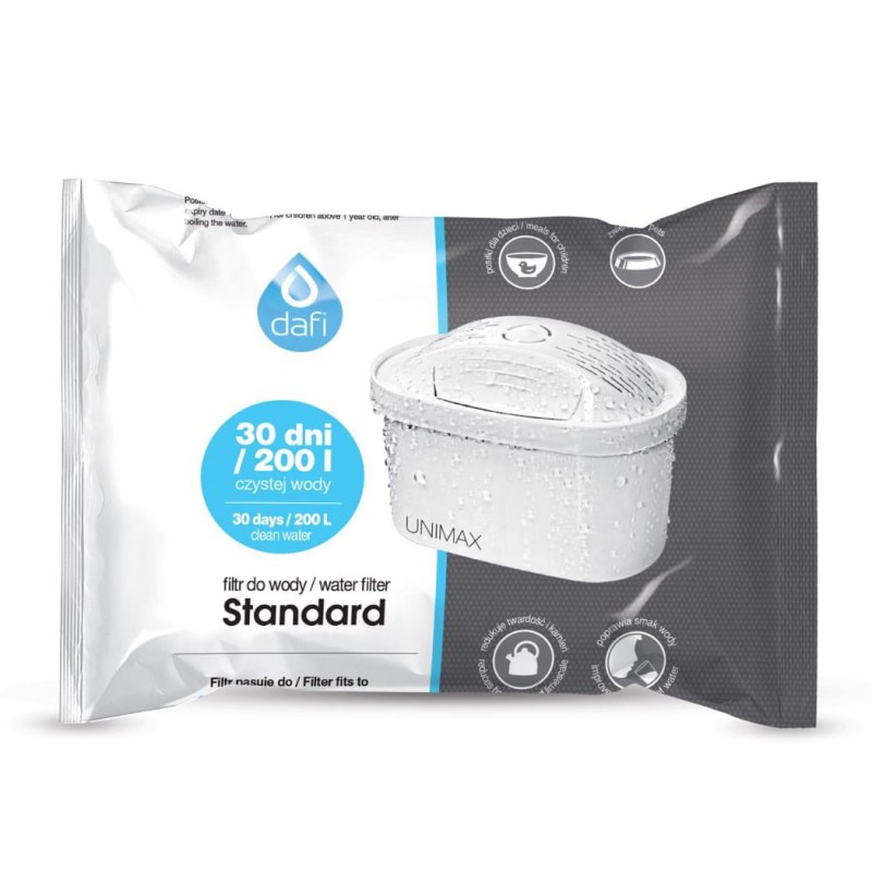 Zestaw dzbanek, bidon, wkład unimax, dafi, Luna , 3,3l, na wodę, do wody, z filtrem