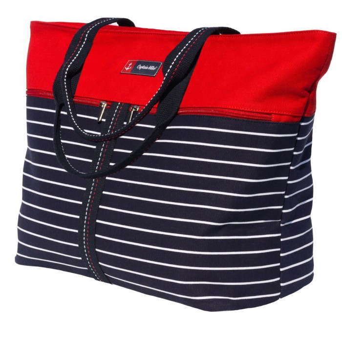 Torba plażowa na ramię duża PRESTIGE COLECTIONS Captain Mike XL