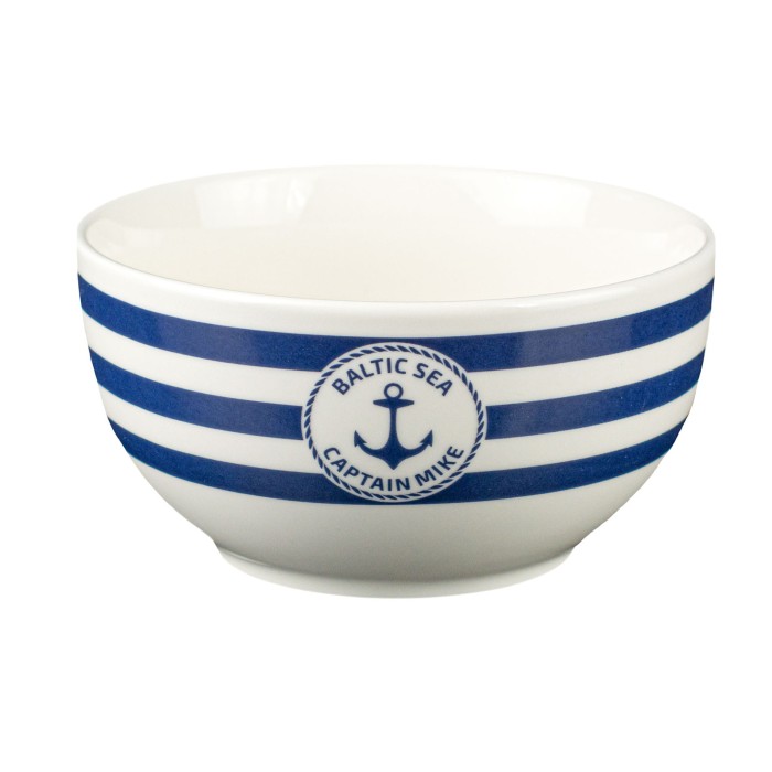 Miseczka ceramiczna w paski morska Captain Mike