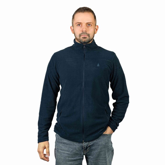 Polar przejściowy męski bluza rozpinana granatowa Captain Mike