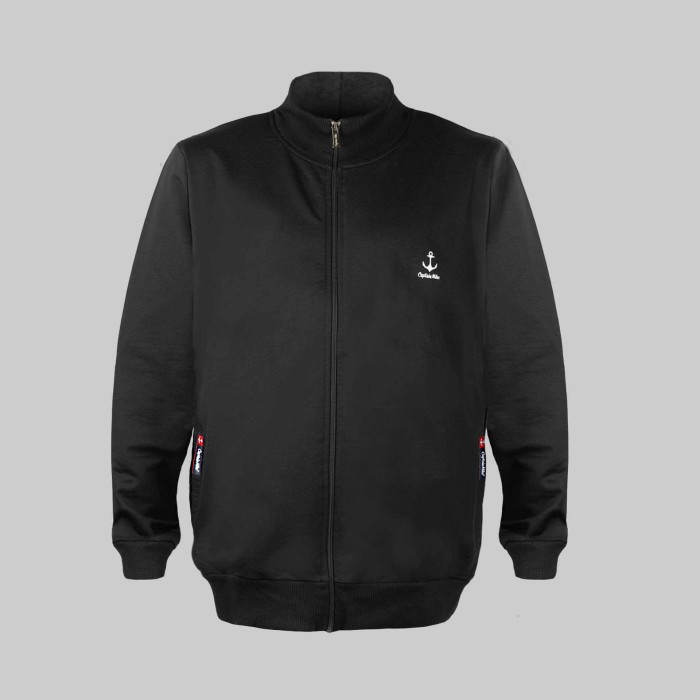 Bluza dresowa męska rozpinana czarna Captain Mike