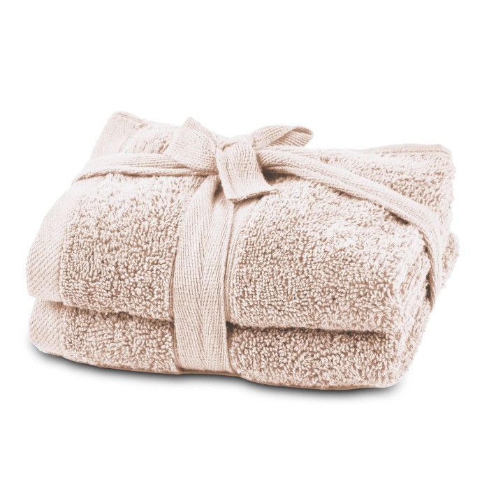 Zestaw 2x ręcznik do twarzy do rąk 30x50cm 100% pakistańska bawełna 600 GSM