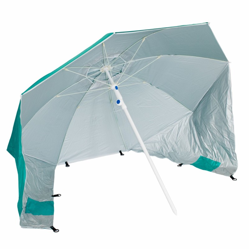 Parasol/namiot plażowy 2w1 z wentylacją 2m, UPF50+