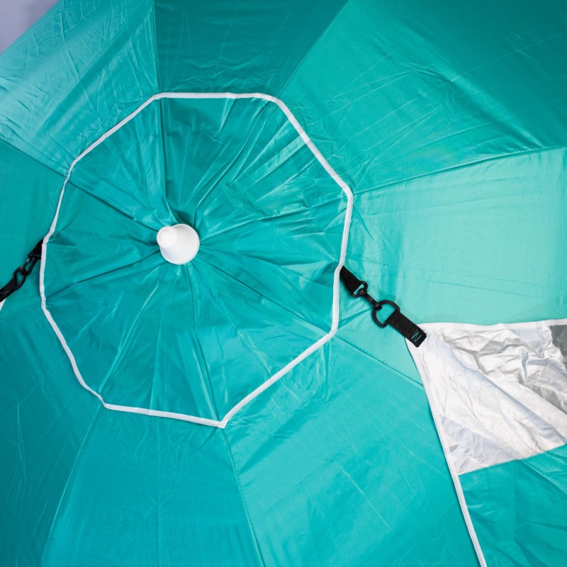Parasol/namiot plażowy 2w1 z wentylacją 2m, UPF50+