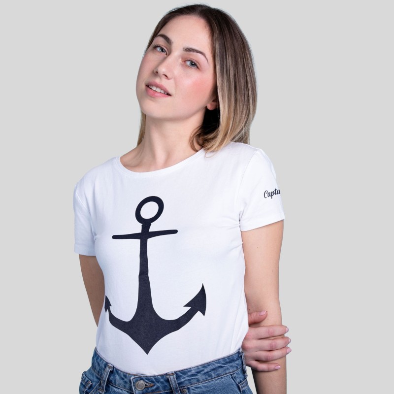 T-SHIRT damski koszulka Captain Mike bawełniana