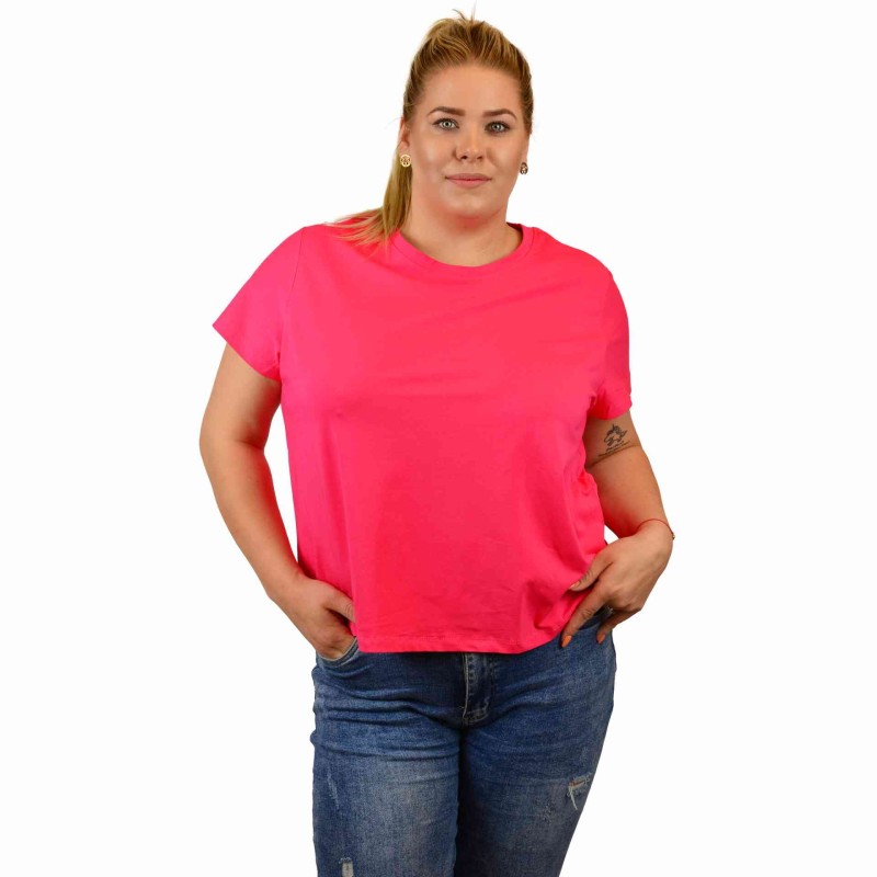 T-SHIRT damski koszulka Captain Mike Bawełniana różowa