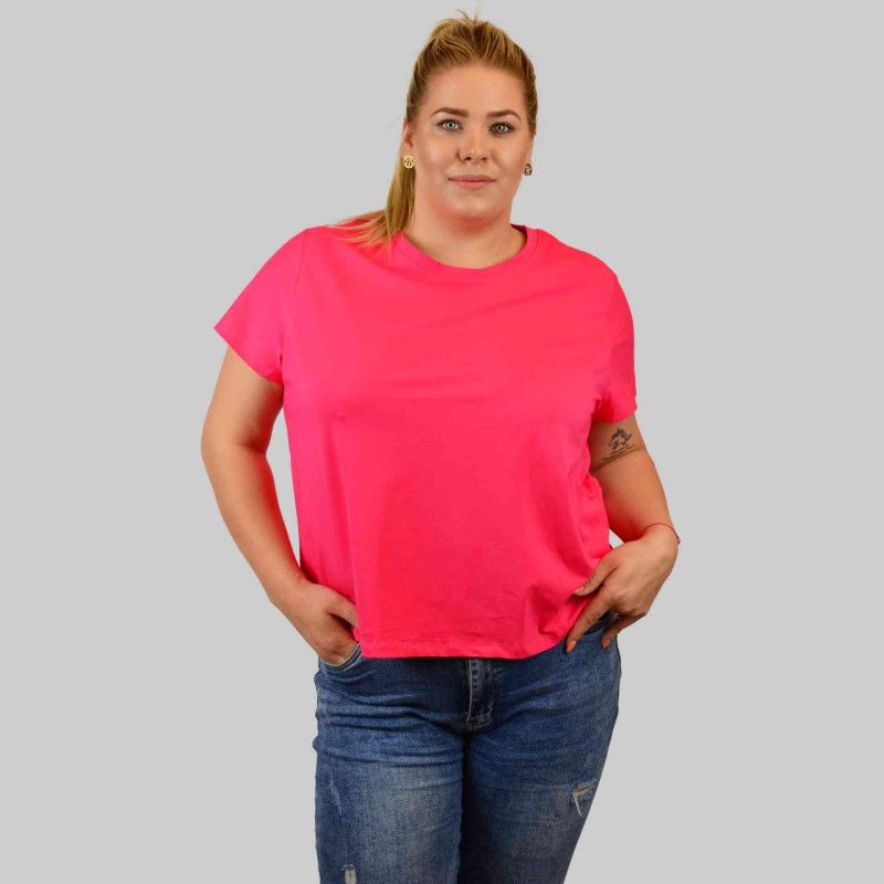 T-SHIRT damski koszulka Captain Mike Bawełniana różowa