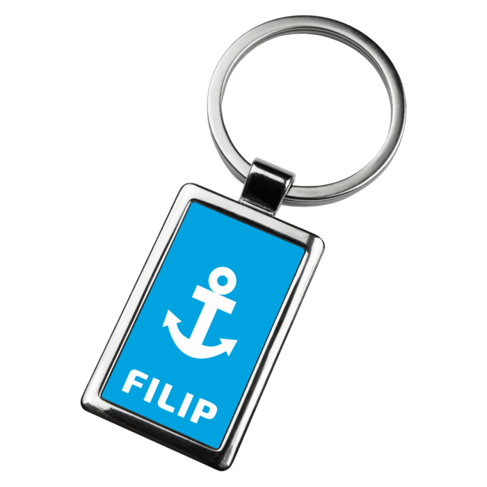 Marynistyczny brelok do kluczy z imieniem Filip Captain Mike