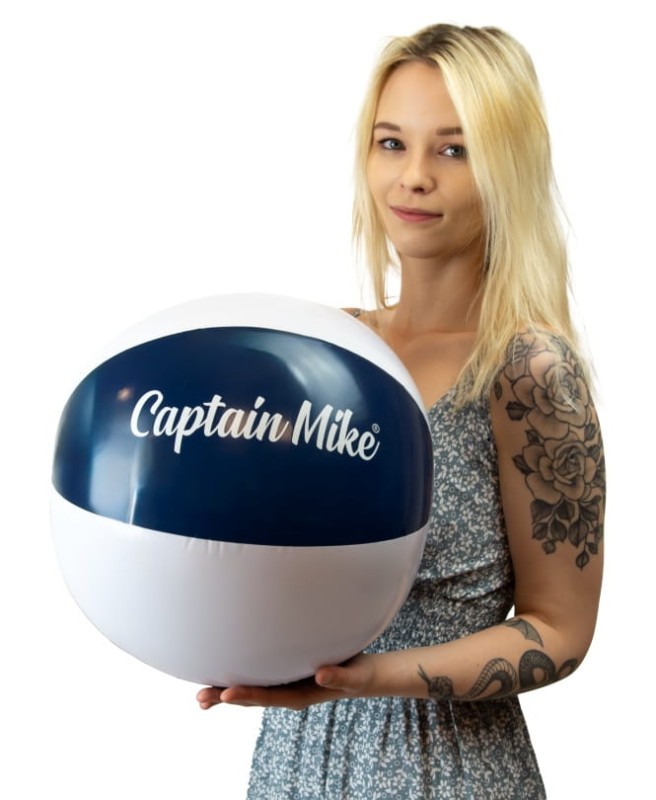 Piłka plażowa dmuchana duża do ogrodu na plaże Captain Mike
