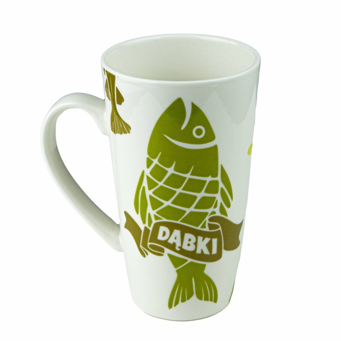 Duży kubek ceramiczny DĄBKI pamiątka znad morza prezent Captain Mike