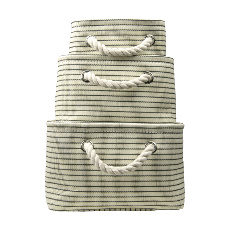 Organizer kosz do przechowywania na zabawki kosmetyki ze sznurem35*25*16 cm L