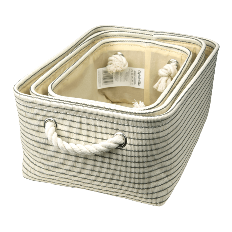 Organizer kosz do przechowywania na zabawki kosmetyki ze sznurem 27*18*12 cm S