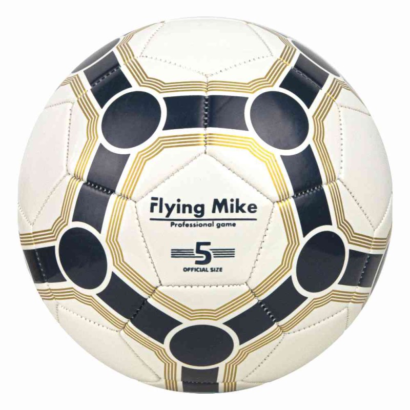 Piłka nożna rozmiar 5 FLYING MIKE piłka do nogi na TRENING Boisko Biała