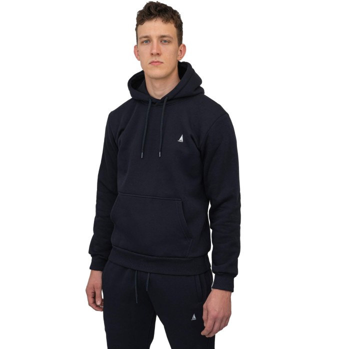 Bluza męska kangurka ocieplana granatowa CAPTAIN'S LINE