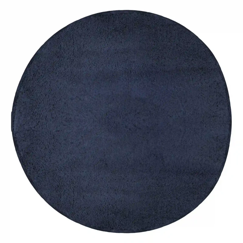 Dywanik okrągły z antypoślizgową powłoką granatowy Captain Mike 800 GSM 90x90cm