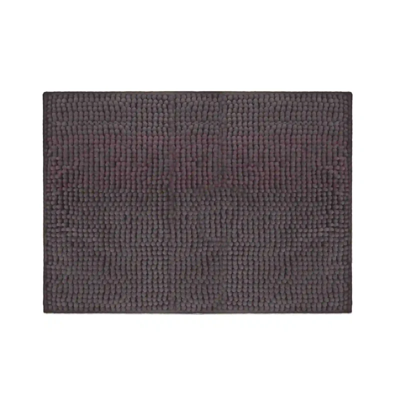 Mata łazienkowa z antypoślizgową powłoką 40x60cm, ciemno szara 1300 GSM