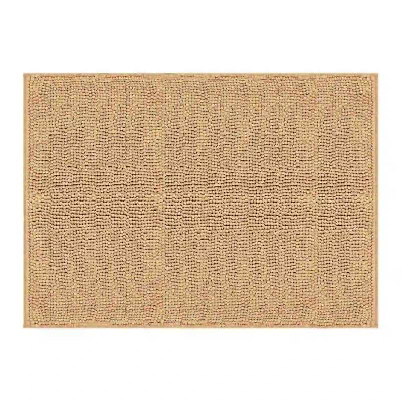 Mata łazienkowa z antypoślizgową powłoką 50x80cm, beżowa 1300 GSM