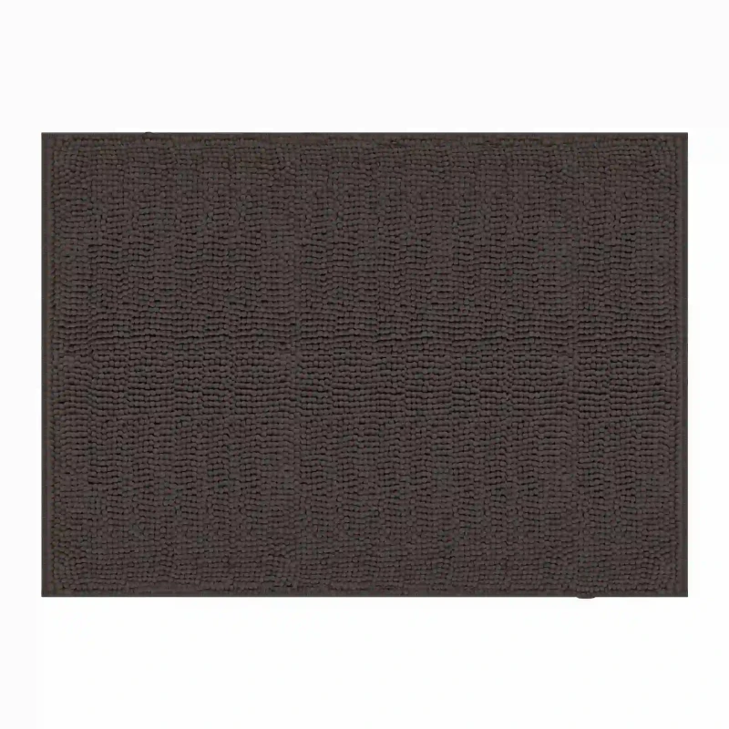 Mata łazienkowa z antypoślizgową powłoką 50x80cm, ciemny szary 1300 GSM
