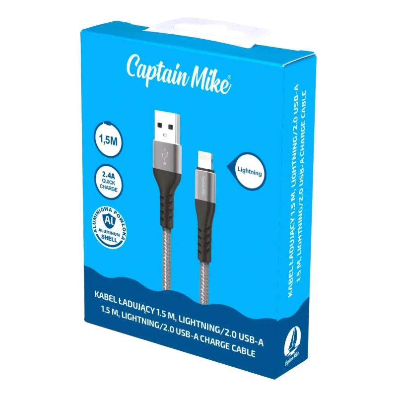 Kabel ładujący Lightning/USB-A 1,5m - Wysoka jakość i szybkie ładowanie