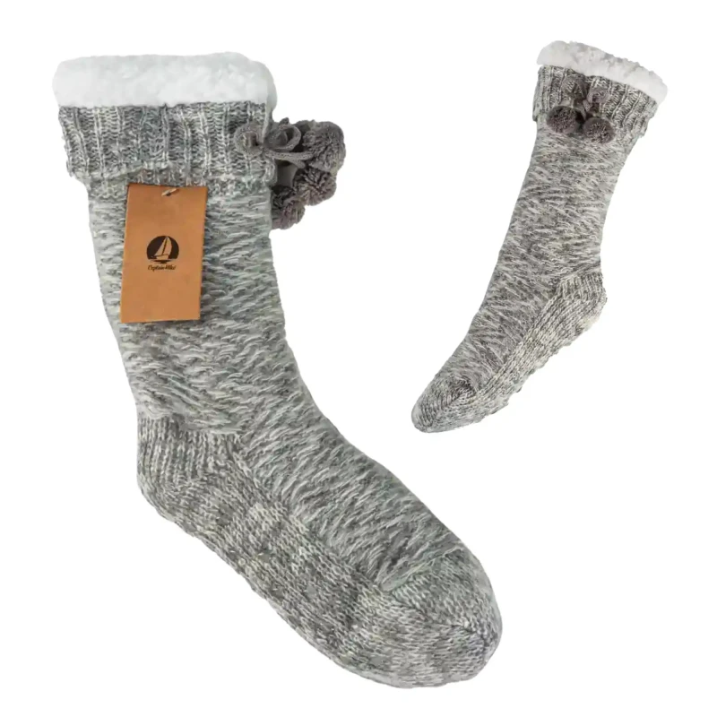 Skarpety Ocieplane Grube z Futerkiem Zimowe Captain Mike