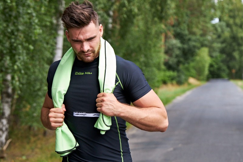 Ręcznik, plaża, mikrofibra, odpoczynek, relaks, joga, yoga, sport