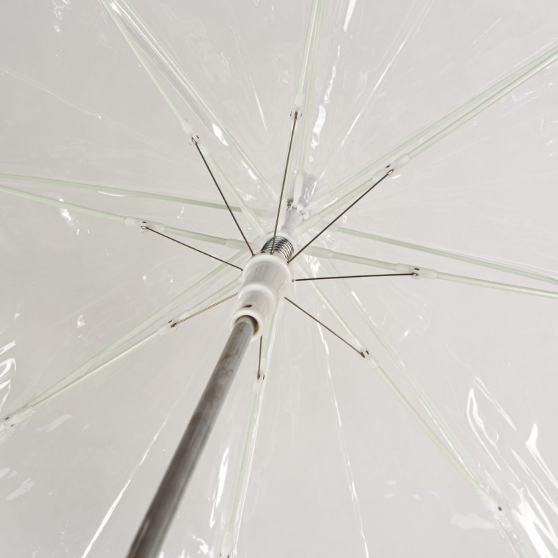 Parasol transparentny przezroczysty ślubny półautomat Captain Mike
