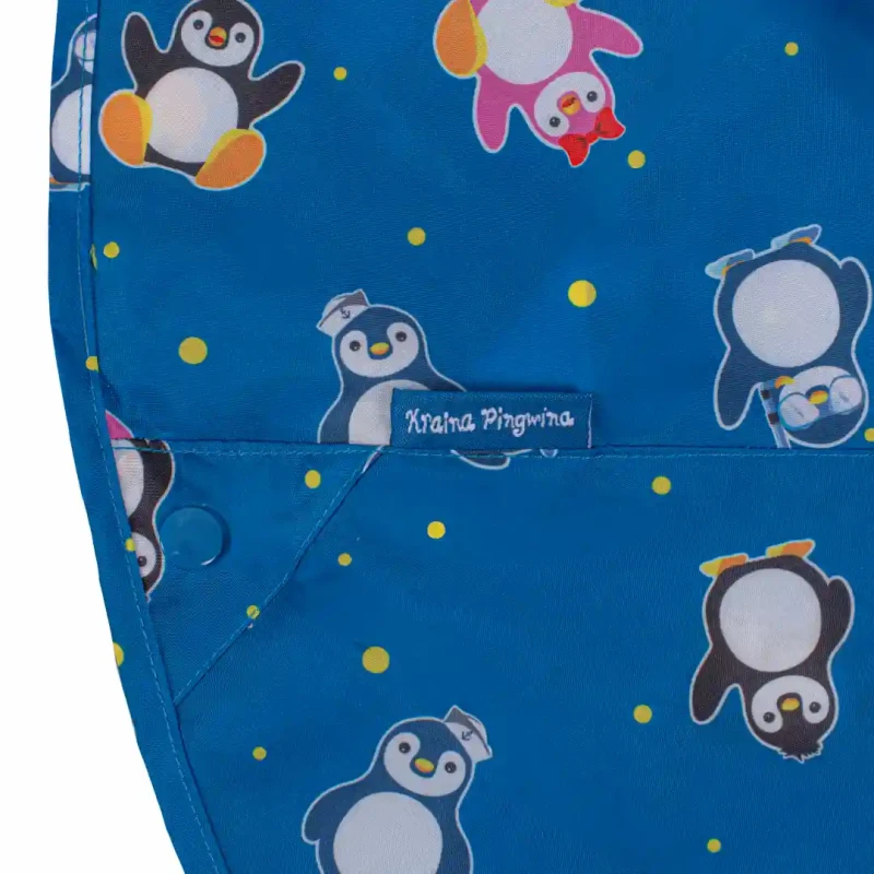 Pelerynka przeciwdeszczowa dziecięca  z kapturem + pokrowiec 98-104 cm