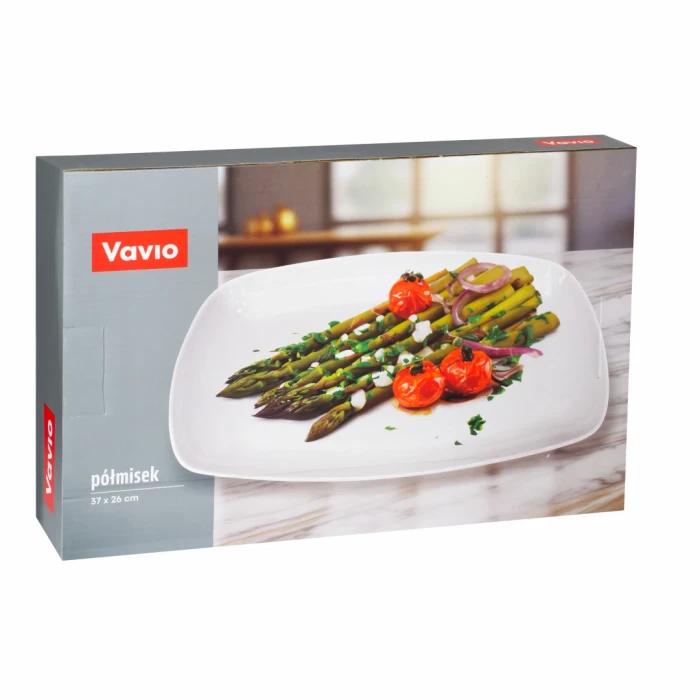 Półmisek porcelanowy do przekąsek potraw 37x26 cm VAVIO