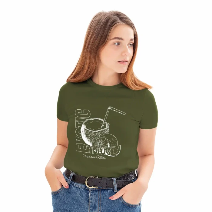 T-SHIRT damski koszulka TURECKA BAWEŁNA Captain Mike 
