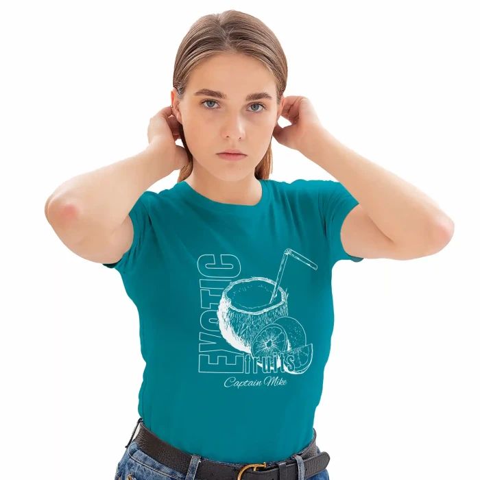 T-SHIRT damski koszulka TURECKA BAWEŁNA Captain Mike