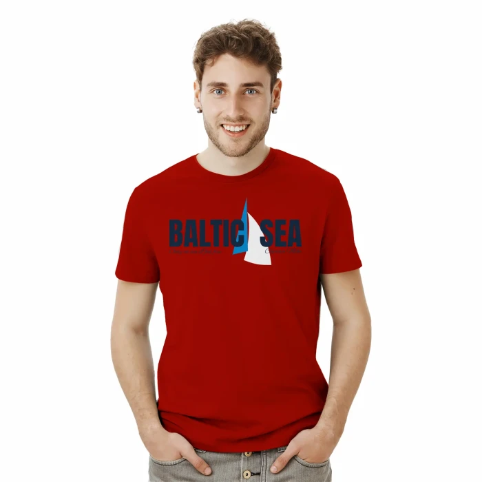 Koszulka męska BAWEŁNA TURECKA T-shirt BALTIC SEA Captain Mike 
