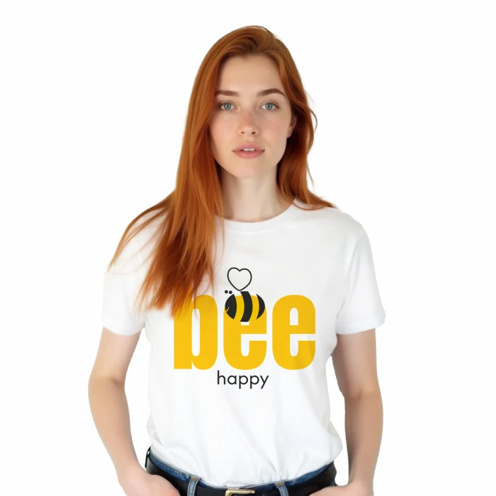 T-SHIRT damski koszulka biała TURECKA BAWEŁNA Captain Mike 