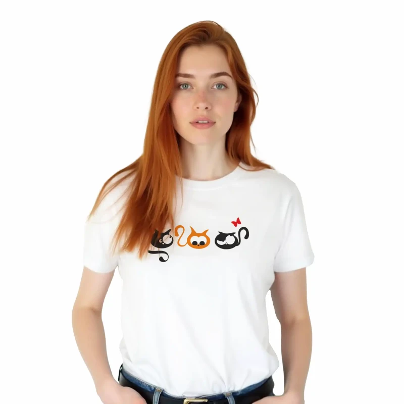 T-SHIRT damski koszulka biała TURECKA BAWEŁNA Captain Mike