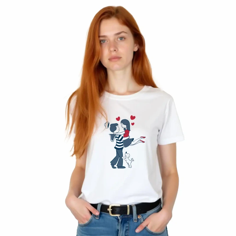T-SHIRT damski koszulka biała TURECKA BAWEŁNA