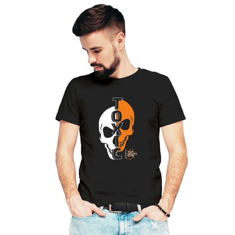 Koszulka męska BAWEŁNA TURECKA T-shirt z nadrukiem