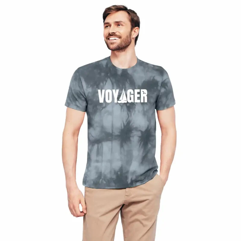 Koszulka męska dekatyzowana BAWEŁNA TURECKA T-shirt  szary