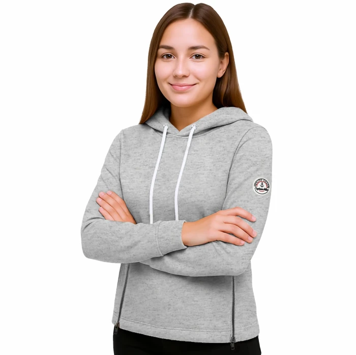 Bluza damska z kapturem szara Captain Mike