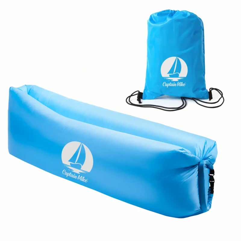 WYTRZYMAŁY Materac DMUCHANY Lazy Bag Leżak NA PLAŻĘ AIR SOFA 240x70