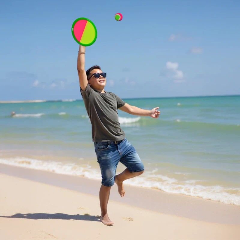 Catch Ball Gra na Rzepy paletki na rzepy z piłką GRA PLENEROWA