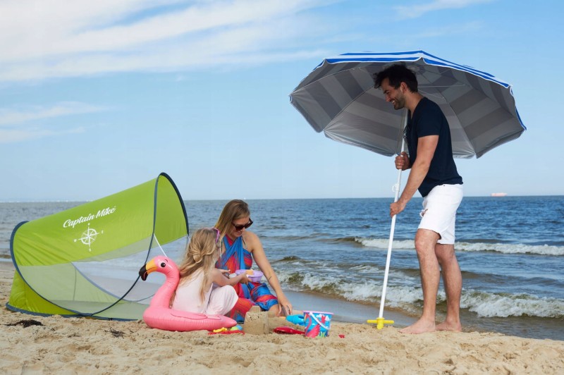 Wkręcany Uchwyt do PARASOLA Plażowego Ogrodowego ŚRUBA do piasku MOCOWANIE
