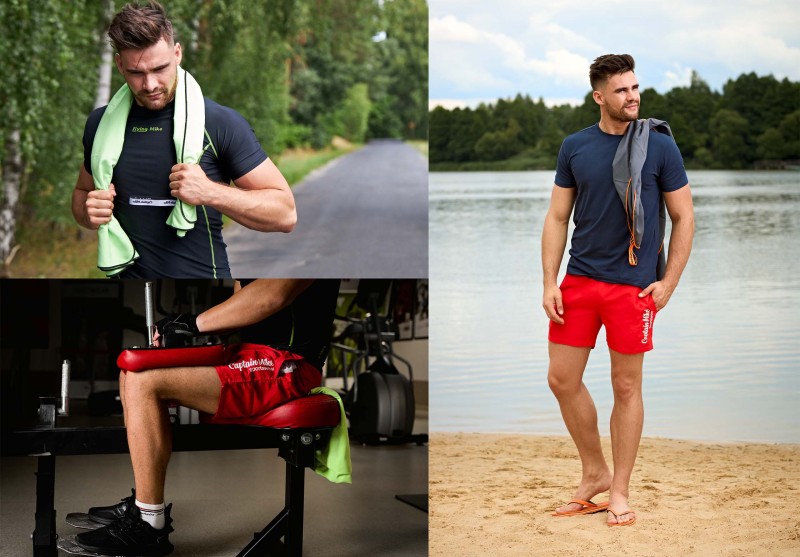 Ręcznik z mikrofibry na siłownie fitness szybkoschnący plażowy, antracyt 100x50 cm