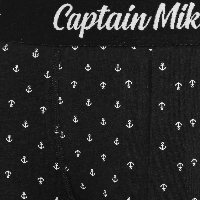 Bokserki męskie 3 pack mix kolor w kotwice Captain Mike