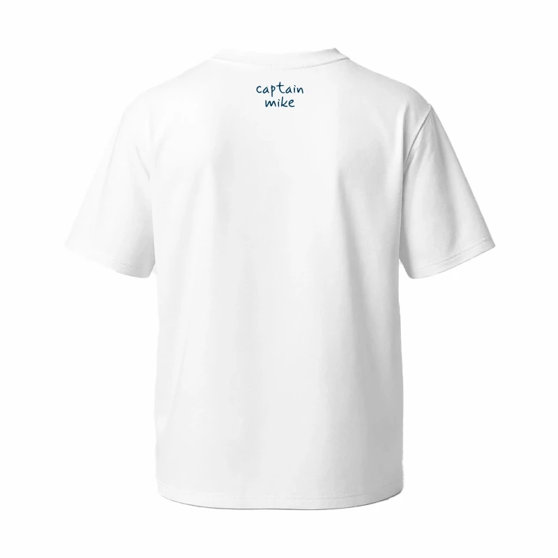 Męska koszulka T-shirt oversize z nadrukiem BAWEŁNA TURECKA biała