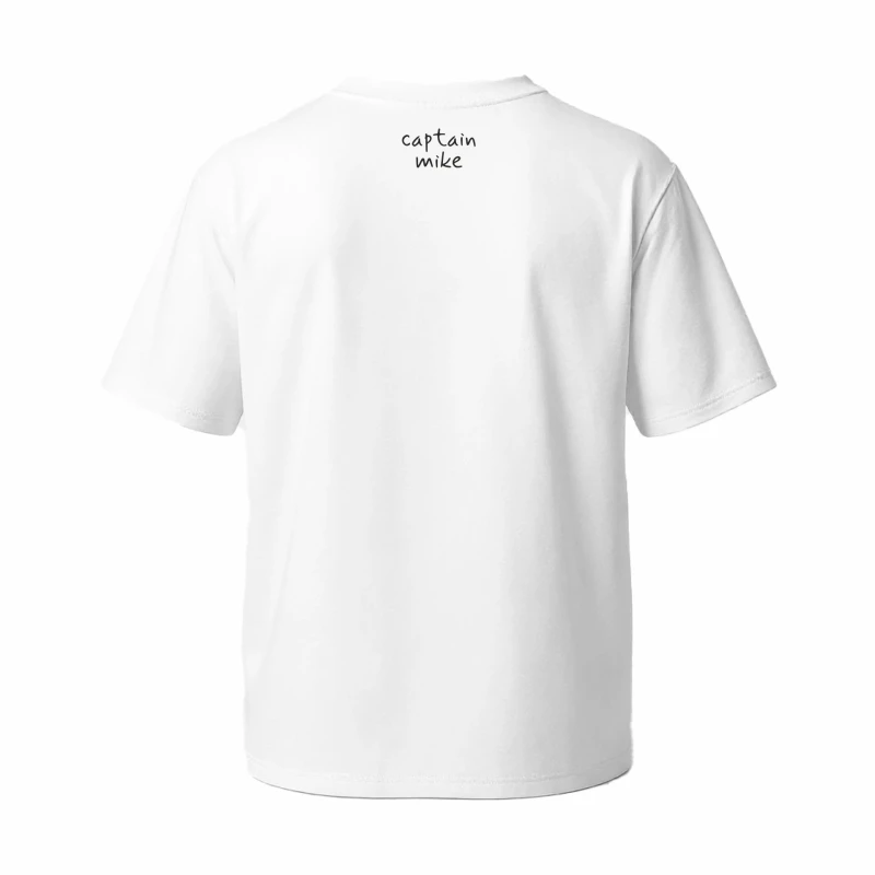 Męska koszulka T-shirt oversize z nadrukiem BAWEŁNA TURECKA biała