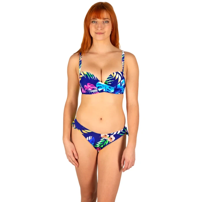 DÓŁ stroju kąpielowego majtki figi damskie w kwiaty Captain Mike 