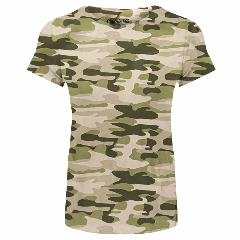 Damska koszulka t-shirt BAWEŁNA TURECKA  moro KAMUFLAŻ CAMOUFLAGE